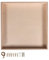 Rayher Hobby Rayher Hobby Rayher 62818000 Holz-Rahmen mit Holz-Rückwand, 32x32 cm, Tiefe 5 cm, mit Kordel, Aufhänger, Schrauben, Klammern für Dekorationen, ohne Glas, Beige, Klein