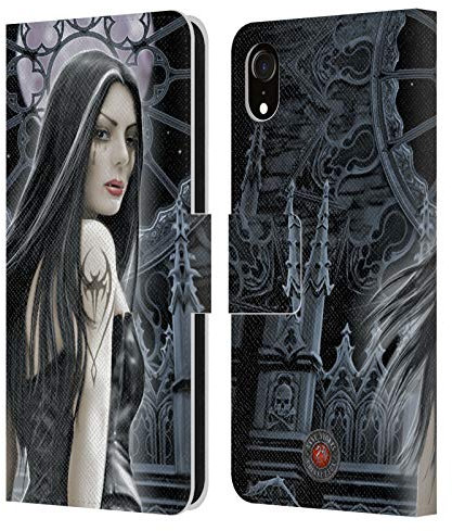 Head Case Designs Officially Licensed Anne Stokes Siren Gothic Leather Wallet Case Compatible With Apple iPhone XR
