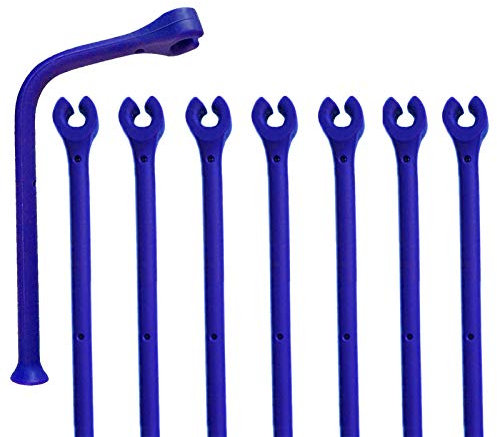 YouU Weinglashalter, Einstellen Silikon Weinglas Geschirrspüler Becherhalter Weingläser Halter Wein Champagner Cup Hangers Rack Halter mit Schrauben Safer Stemware Saver-Blau (Blau / 8 STK)