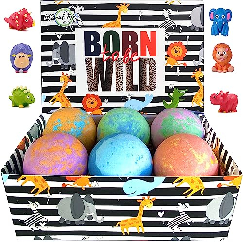 Bath Bombs for Kids with Surprise Inside - Bath Fizzies with Toys Inside