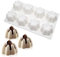 Multifonctions Moules en Silicone pour gâteau Moule 3D pour Glace Chocolat Pâtisserie Dessert 8 trous en forme de petite fleur
