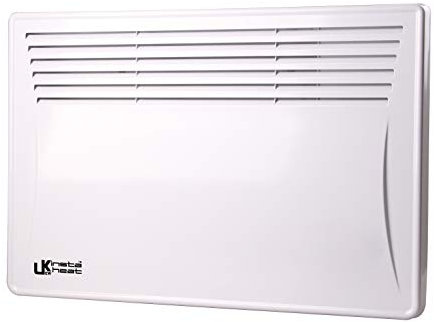 Eco Slimline Electric Panel Heater - 1.5KW (1500W) Wall Mount/Free Standing Energy Saving Digital Thermostat Convector Panel Heater with UK Plug