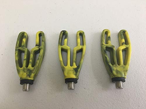 TMC 3 x Rutenauflagen für Karpfen/Grobfischangeln, Camouflage-Design