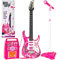 MalPlay Guitare, amplificateur, trépied réglable et microphone, instrument de musique électronique pour fille, cadeau pour les tout-petits, enfants à partir de 3 ans