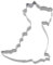 Pati-Versand Ausstecher Drache 6cm