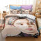 Fgolphd BTS Bulletproof Boy Scouts bettwäsche mädchen,Baumwolle 100% Mikrofaser mit Kissen - Geeignet für Jugendliche (2,Single 135×200CM)