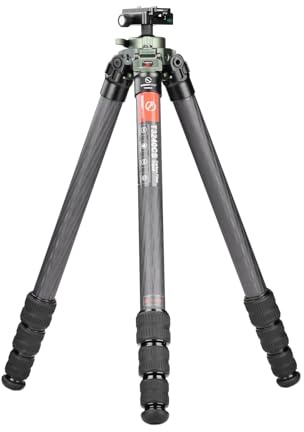 SUNWYAFOTO T3240CS Hunting Tripod for Shooting Rifle Stand Carbon Fiber with Picantinny & Arca Adapter Clamp