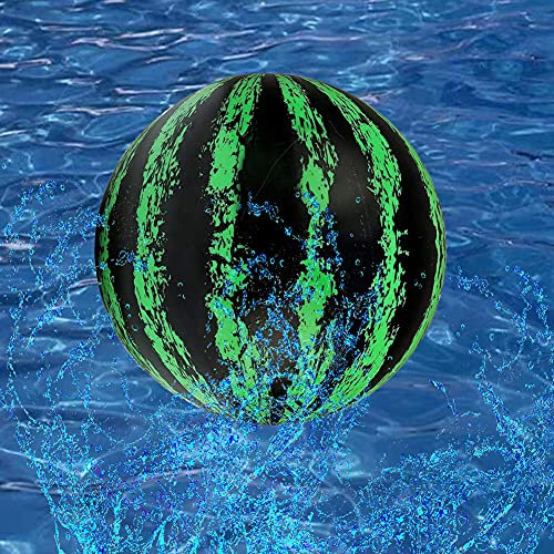 Morofme Pelota de piscina de 9 pulgadas para piscina, flotador, pelotas de juguete inflables para pasar bajo el agua, flotación, buceo y juegos de piscina para adolescentes y adultos (verde)