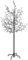 vidaXL LED Baum mit Kirschblüten Lichterbaum Leuchtbaum Kirschblütenbaum Dekobaum Weihnachtsdeko Außen Innen Warmweiß 120 LEDs 150cm