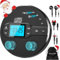 Sunoony Lettore CD portatile con Bluetooth, lettore CD Walkman con trasmettitore FM e altoparlanti per auto, Discman ricaricabile con protezione antisalto, auricolari, display LCD