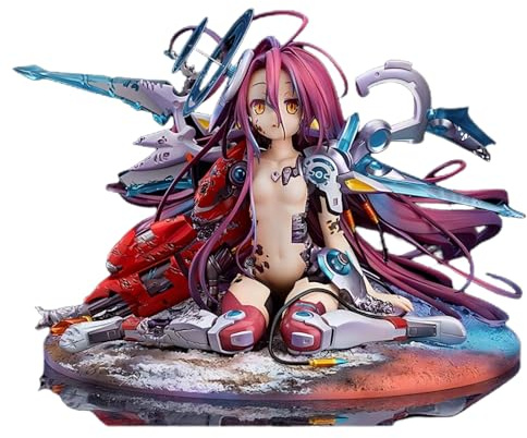 Acfigure Schwi Dola Anime Figuren, NO GAME NO LIFE Sitzende Figur Skulptur, 14 CM PVC Figur Sammlung Geschenke Dekorative Desktop Auto