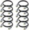 URELEGAN HDMI Cable 10-Pack, HDMI Cable 6FT, HDMI Cord Pack, 18Gbps High Speed HDMI with Ethernet/ARC, 3D, HDCP 2.2, ARC-Compatible with PC, Monitor, Roku/LG/TV/PS4 PS5/Xbox/Switch/Soundbar and More