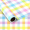 1 Rolle Osterbüffelkariertes Geschenkpapier, Mini-Rolle, 43,2 cm x 100 m, Frühlingspastellkaro, Geschenkpapier für Ostern, Frühling, Geburtstag, Party, Geschenkpapier