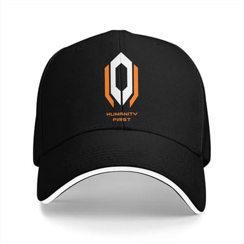 YCYLYLYC Mass Effect Game Mehrfarbiger Hut Spitz Herrenmütze Cerberus Menschlichkeit Erste personalisierte Visierschutzhüte