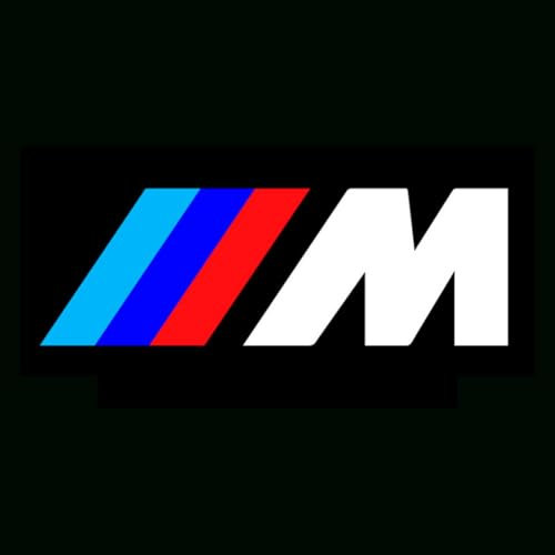 MKNHCGSZ LED Car Welcome Door Light Decorate For BMW,Logo Projector Lamp 2PCS Courtesy Welcome Lights Automotive Puddle Lights,A