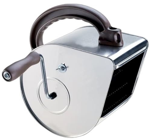 ALLINOX Intonacatore Manuale a Manovella PROFESSIONALE In Lamiera Zincata Con Rullo In PVC 12 Pettini In Acciaio Temperato