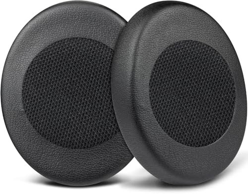 SOULWIT Earpads Replacement for Sennheiser HD2.10 HD2.20S HD2.30G HD2.30i HD100 Headphones, Ear Pads Cushions with Soft Protein Leather and High-Density Memory Foam - Black