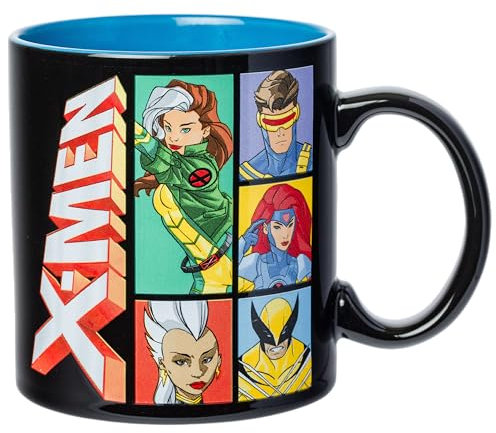 Silver Buffalo Marvel Comics X-men Character Panels 20oz Ceramic Mug