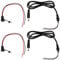 eMagTech 2 Sets Ladekabel, 2,1 mm Gleichstrom-Stecker, 2,1 mm Stecker und Buchse, für 36 V, 48 V, 60 V Elektro-E-Bike-Akku-Lade-Sets