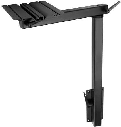 Dettchan Pieds de table pivotants amovibles en alliage d'aluminium - Supports de pieds réglables en hauteur - Pour camping-car, chambre à coucher, salle de bain, caravane - 59,5 cm