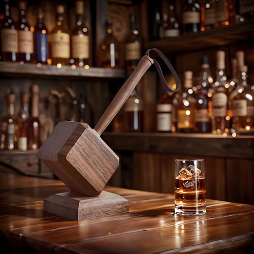 Wooden hammer bottle opener with magnetic, Bottle opener, Beer bottle opener for men, dad or friend