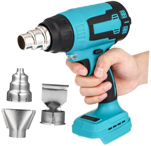 PENIKOKO Cordless Hot Air Blower Tool Heavy Duty Handheld Hot Air Heater Compatible with Makita Batteries for Shrink Wrap Electronics