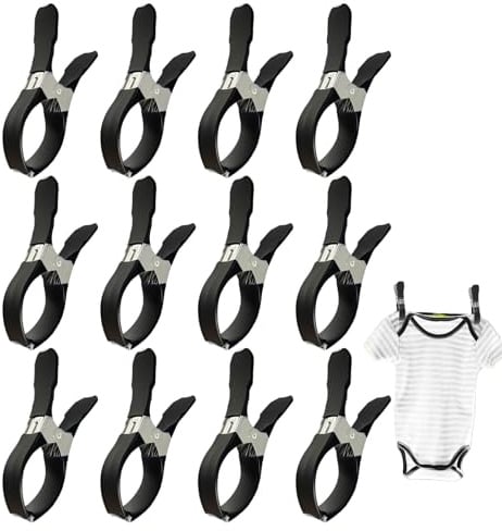 Générique Clips De Couverture De Piscine, Clips Couverture Piscine pour Les Piscines Au-Dessus du Sol, Pinces À Linge en Acier Inoxydable | À Travers des Grande Taille | pour La Plage Exté