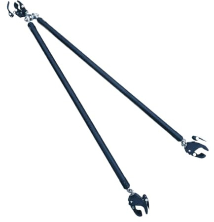 F Fityle Connettore per o Bici, Barra di Traino in Lega di Alluminio, Portatile, Facile da installare, connettore per o Bici, Asta di, Alluminio E Pp