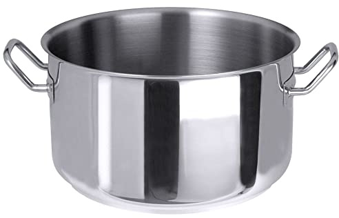 Contacto Professioneller Edelstahl Kochtopf Suppentopf Fleischtopf 22 cm in Gastroqualität extrem robust