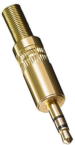 BestPlug câble audio stéréo avec prise jack Aux in Out avec son mâle 3,5 mm pour soudure haute qualité-métal plaqué or pour enceintes micro-casque par exemple