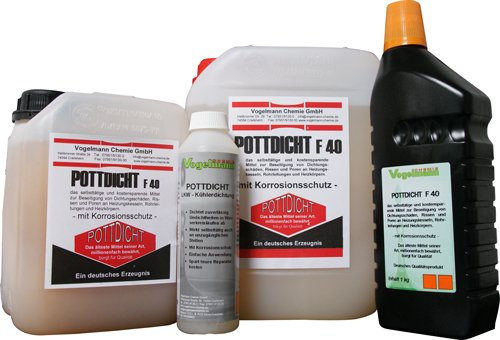1 l Pottdicht F40 Dichtmittel für Heiz- und Wasserkreisläufe
