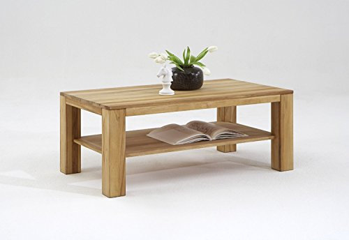 moebelstore24 Couchtisch Many Kernbuche Massiv Natur geölt 120 x 70 x 46 cm