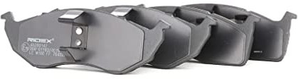 RIDEX Juego de pastillas de freno Delantero excl. contacto de avisador de desgaste | ECE-R90 402B0147 Juego de pastillas de freno