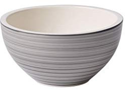 Villeroy und Boch Manufacture Gris Schale, Premium Porzellan, Grau
