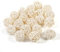 Rattan-Kugel, 5 Farben, 20 Stück, bunte dekorative Weidenkugeln, Ornamente für Tisch, Hochzeit, Weihnachten, Geburtstag, Party-Dekorationen (weiß)