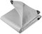 WOLTU Bâche de Protection avec Oeillets Bâche Imperméable PVC 500g/m² Ultra Lourde et Résistante Revêtue des Deux côtés en Aluminium Couverture Étanche pour Jardin, Piscine,3x4m,Gris Clair