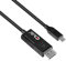 Club 3D CAC-1557 Cable bidireccional USB tipo C a Displayport 1.4 con 8K 60Hz, 4K 120Hz HDR Video Support 1.8m-6ft M/M