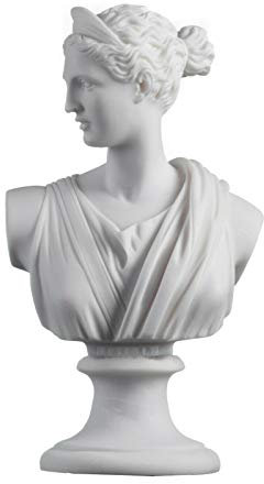 Artemis Diana Büste griechische Statue Natur Mondgöttin 22 cm
