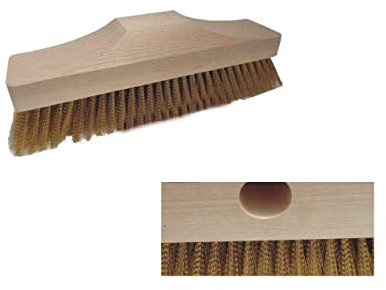 SPAZZOLONE FORNAI CM.30X7X10h Ottone