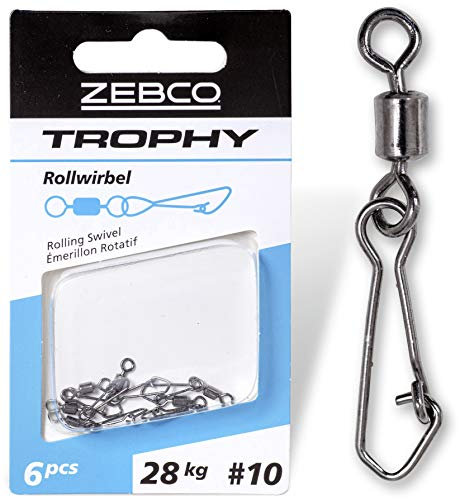 Zebco Qualitäts Trophy Rollwirbel Angelzubehör Wirbel Angeln Kleinteile Angel Zubehör, Diverse, 12