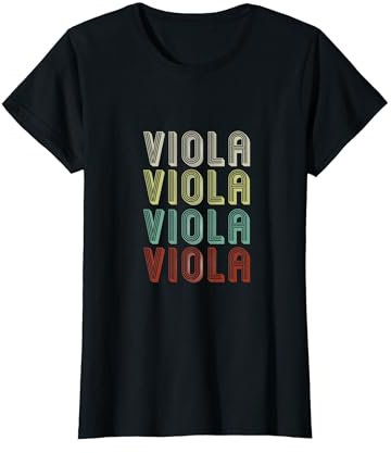 Regalo Per Viola Nome Personalizzato Divertente Retrò Maglietta