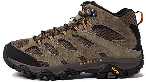 Merrell Men's Moab 3 Mid Hiking Boot, Walnut, 10.5 Wide