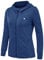 donhobo Women's Running Jackets with Thumb Hole,Long Sleeve Gym Sport Zip Up Hoodie Top Breathable Quick-Dry Tops with Zip Side Pocket Navy L