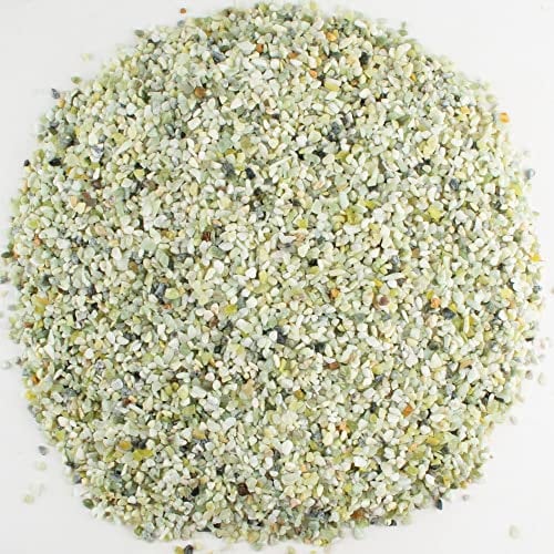 8,2 kg Jadebohnen-Sandstein-Sukkulenten und Kaktus-Bonsai-Projekte Steine, dekorativer Kies für Pflanzen und Vasenfüller, Terrarium, Feengartenarbeit, Naturstein-Verband für Topfpflanzen (5 mm - 8 mm)