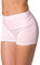Alkato Damen Sport Shorts mit Hohem Bund Hotpants Radlerhose, Farbe: Hellrosa, Größe: 36