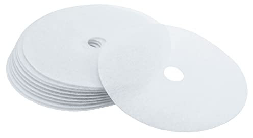 sourcing map Universal Cloth Dryer Exhaust Filter, Cotton 235x31mm White for Clothes Dryer Filter Replacement Pack of 10