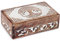 Ajuny Schmuckkästchen aus Holz – Handgefertigte Aufbewahrungsbox mit Lebensbaum Design Vielseitige Organizer für Andenken & Schmuck Dekorative Schatztruhe Geschenkidee – 20.32x12.7 cm