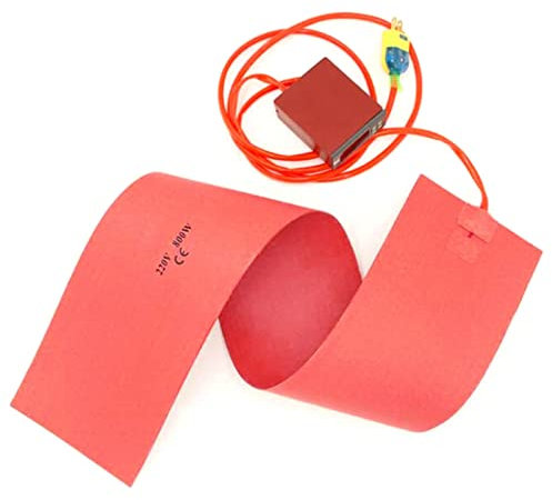 DAZZLEEX Pad riscaldante in Silicone 1200W 15x91,5cm 220V per flessione Laterale Chitarra con Controller Riscaldamento anticondensa e antigelo