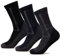 Occulto Herren Merino Wandersocken 3er Pack (Modell: Reinhold) Schwarz-Anthrazit-Navy 39-42