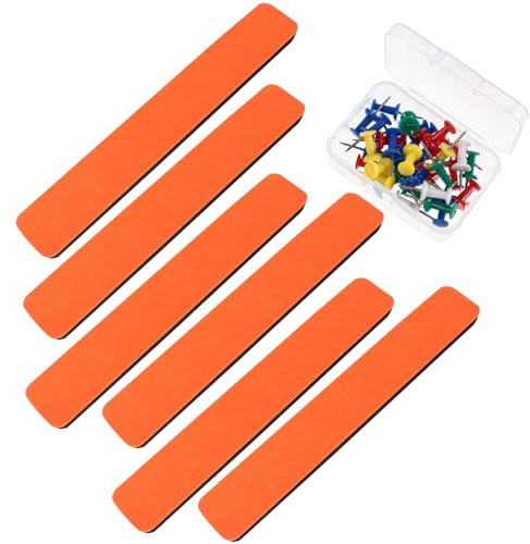 Operitacx 1satz Selbstklebenden Pinnwänden Filz Für Klassenzimmer Strips Mit Pushpins Kreativen Memo-darstellung Und Wanddekoration